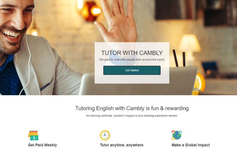Cambly Tutor Signup
